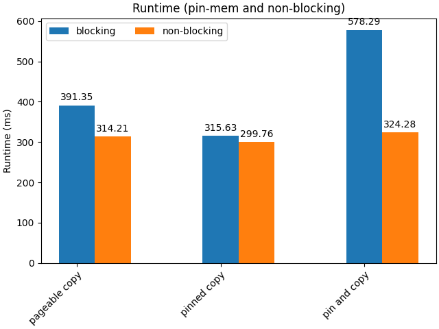 Runtime (pin-mem and non-blocking)